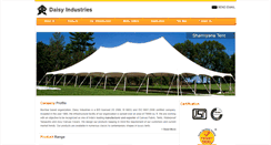 Desktop Screenshot of daisytarpaulin.com